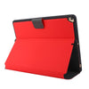 For iPad 10.2 2021 & 2020 & 2019 / Air 2019 / Pro 10.5 Electric Pressed Texture Horizontal Flip Leather Case with Holder & Pen Slot(Red)