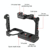 For Sony ILME-FX30 / FX3 PULUZ Metal Camera Cage Stabilizer Rig with NOTA Slider(Black)