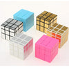 Mirror Bright and Smooth Magic Cube Children Educational Toys(Blue)