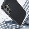 For Samsung Galaxy S24 FE 5G Ultra-thin Plain Skin Leather Phone Case(Black)