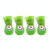 Waterproof Dog Rain Boots, Silicone, Non-Slip, Green, Size M