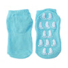 4 Pairs Anti-slip Dotted Rubber Trampoline Socks Toddler Socks For Children 1-5 Years Old(Lake Blue)