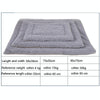 Double Sided Dog Blanket, Grey Plush & PV Fleece, M (75x50cm)