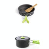 Camping cookware Outdoor cookware set(Green)
