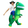 Halloween Dinosaur Inflatable Clothes Polyester 3D Cartoon Doll Clothing, Size:M(120-140cm)(B-style Dinosaur)