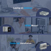 HYSTOU P09B-J4125-4L 8GB DDR4+128GB SSD Industrial Computer Soft Route From 2.5G Multi -Network HTPC Server Mini Console(With US Adapter)