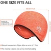 Outdoor Sports Warm Ear Hat Helmet Lining Winter Riding Skull Cap, Size: Free Code(Grey)