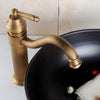 Single Hole Seated Copper Faucet Antique Basin Faucet