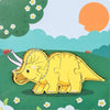 2 PCS Wooden 3D Stereo Dinosaur Puzzle Children Educational Early Education Toys(Triceratops)