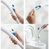 Disposable Toilet Brush Household Toilet Brush with Detergent, Style:Splicing