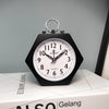 OS005 Students Mute Alarm Clock Children Bedroom Bed Night Light Alarm Clock(Black)