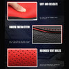 D Style Car Universal Anti-skid Steering Wheel Cover, Diameter: 38cm(Black Blue Line)