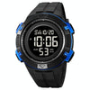 SKMEI 2078 Multifunctional Men 50M Waterproof Sports Fashion Digital Wrist Watch(Black Blue)