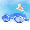 Star Pattern Anti-fog Silicone Swimming Goggles with Ear Plugs for Children(Blue)