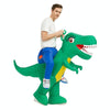Halloween Dinosaur Inflatable Clothes Polyester 3D Cartoon Doll Clothing, Size:S(80-120cm)(Bigeye Dinosaur)