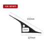 Car  Left Drive Carbon Fiber Driver Panel Decorative Sticker for Infiniti Q50 / Q60 2014-2020
