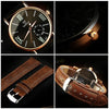 YAZOLE 327 Leather Strap Waterproof Luminous Ladies Watch(Black+Brown)