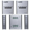 HDMI Single Cable 120m Transmitter / Receiver Extender 4K HD Transmitter UK Plug(Gray)