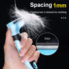 Small Blue Double-Sided Pet Comb - Steel Dematting & Grooming Comb for Cats & Dogs