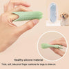 Silicone Pet Finger Toothbrush - Green - Cats & Dogs