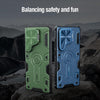 For Samsung Galaxy S25 Ultra 5G NILLKIN Black Rhino Prop PC Phone Case(Black)