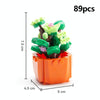 2600A CAYI Potted Plant Building Blocks Office Decoration Small Particles Assembly Puzzle Toys