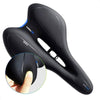 Silicone Bicycle Seat GEL Mountain Bike Saddle Bicycle Seat Saddle(Black Blue)