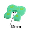 Cartoon Child Safety Gate Card / EVA Door Stopper(Green)