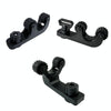 Canoe Paddle Fishing Rod Holder Rail Bracket, Specification: Fixed Roller + Nylon Ring