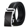 Dandali Casual Men Automatic Buckle Belt Business Soft Leather Pants Band, Length (cm): 120cm(ZD-30)