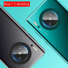 For Huawei Mate 30 2PCS mocolo 0.15mm 9H 2.5D Round Edge Rear Camera Lens Tempered Glass Film(Clear)