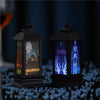 4 PCS Halloween Window Decoration Props Fecoration Small Oil Lamp Wind Lamp Luminous Ornaments(Ghost Head)
