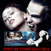 4 PCS Halloween Decoration Vampire Teeth Retractable Zombie Teeth,Packaging: Plastic Box