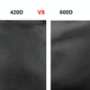600D Waterproof Cloth Double Zipper 8 Buckle Roof Bag Luggage Bag,Style: Roof Bag+Non-slip Mat