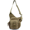 B03 One-Shoulder Messenger Waterproof Oxford Cloth Camera Bag(Army Green)