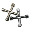 Elevator Water Meter Valve Cross Key Inner Triangle Wrench, Style: B Silver