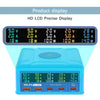 RELIFE RL-304R 5-Port 260W GaN Smart USB Fast Charger With 15W Wireless Chargind LCD Display(US Plug)