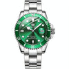 OLEVS 6650 Men Luminous Waterproof Mechanical Watch(Green)