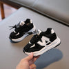 628 Children Sports Mesh Shoes Baby Soft Sole Running Shoes, Size: 26(Black)