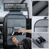 Multifunction Car Seat Back Storage Bag Seat Back Pocket Car Utility Storage Hanging Bag(Black)