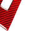 Car Window Lift Button Decorative Sticker for Volvo V60 2010-2017, Left Drive (Red)