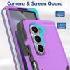 For Samsung Galaxy Z Fold6 5G 2 in 1 PC + TPU Phone Case(Purple)
