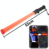 Safety Traffic 3-Mode Control Red LED Baton with Alarm Function, Length: 52cm
