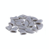 Cat Nail Caps, Small, Grey, 20 PCS - Soft Silicone Paw Claw Protectors
