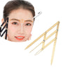 Eyebrow Ruler Three-point Positioning Balance Eyebrow Card(Gold)