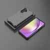 For Samsung Galaxy A36 5G Shockproof Honeycomb PC + TPU Protective Phone Case(Black)