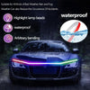 Car Startup Scan Through Hood LED Daytime Running Atmosphere Light, APP Control, Length:1.8m(Symphony)