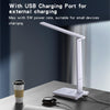 Yesido DS20 Multifunctional LED Desk Lamp Supports 10W Wireless Charging, EU Plug(White)