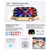 T98 2.04 inch IP68 Waterproof Bluetooth Call Smart Watch, Support Blood Oxygen Monitoring(Black)
