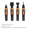 SPORTSMAN Four-in-one Electric Rechargeable Ear Nose Trimmer Beard Face Shaver Eyebrows Hair Trimmer For Men, EU Plug(gold)
